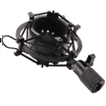 thumbnail image 4 of 4X Universal 3KG Bearable Load Mic Microphone Shock Mount Clip Holder Stand Radio Studio Sound Recording Bracket Black, 4 of 9