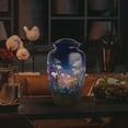 thumbnail image 3 of Yatskia Frog with Tulip Flowers Little Funeral Keepsake Urns for Human Ashes Adult Male and Female, Large Memorial Burial Urn for Ashes Adult Dad, (Classic 10 Inch and 3 Inch), 3 of 8