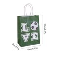 thumbnail image 2 of 12 Uds. Bolsa de papel para recuerdo de fiesta de fútbol ​​bolsas de dulces con tema de fútbol ​​bolsas de embalaje de regalo, 2 of 8