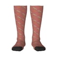 thumbnail image 2 of Picia Women Crew Soft Moisture-wicking Socks Leopard Print Pattern Design Cotton Socks, One Size fit All, 2 of 9