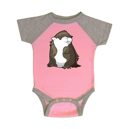 

Inktastic Cute Brown and White Guinea Pig Gift Baby Boy or Baby Girl Bodysuit
