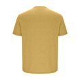 thumbnail image 4 of Économies d'Été 2025 Mode Décontractée pour Hommes Pull-Over Couleur Unie Manches Courtes Col Rond Blouses, 4 of 7