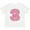 AA-White, variant on 3rd Birthday Flamingo 3 Year Old Girl Girls Toddler T-Shirt