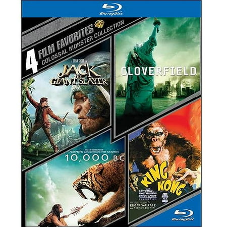 4 Film Favorites: Colossal Monster Collection - Jack The Giant Slayer / 10,000 B.C. / Cloverfield / King Kong (Blu-ray) (Widescreen)