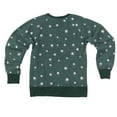 thumbnail image 2 of Girls Youth Wes & Willy  Green Michigan State Spartans Shimmer Star Reverse Sweatshirt, 2 of 3