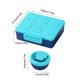thumbnail image 2 of Set de Lonchera Bento con Tazón para Sopa y Cubiertos | Recipiente para Alimentos Hermético de 1900 Ml con Compartimentos | Diseño Geométrico para La Escuela, Picnics y Viajes | Recipiente para Prepa, 2 of 6