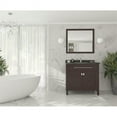 thumbnail image 2 of Laviva Wimbledon 36" Wood Cabinet with Marble Countertop in Brown/Black, 2 of 4