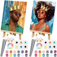 thumbnail image 1 of Kit de pintura Humyoun Couples, lienzo, 20 x 25 cm, paquete de 2, 1 of 6