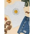 thumbnail image 3 of Vintage Sun Moon Daisy T-Shirt Women -Image by Shutterstock, Female Medium, 3 of 4