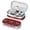 Game Controller Red-1, variant on Game Controller Black Pattern Large Capacity Double Layer Pencil Case, Stationery Storage Pouch Bag, 8.66"x4.13"x3.54"