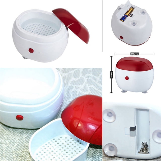 Daisyyozoid Wholesale Gold Silver Jewelry Cleaner Mini Ultrasonic For Necklace Key Rings Watches Coins