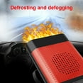 thumbnail image 2 of Calentador De Coche Portátil Ventilador calefactor eléctrico para coche de 12/24V, ventilador calefactor giratorio 360, calentador antivaho combinado para coche, 2 of 7
