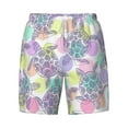 thumbnail image 4 of Lsque Mens Swim Trunks Sea Turtles Pattern - Bathing Suit Compression Liner - Beach Swim Shorts Swimwear - (S-3XL) - Stretch Quick Dry -3X-Large, 4 of 9