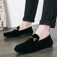 thumbnail image 1 of Zapatos casuales para adolescentes, zapatos para estudiantes de estilo coreano a la moda para hombres, zapatos de moda para hombres, zapatos casuales, zapatos para hombres perezosos sin cordones, 1 of 5