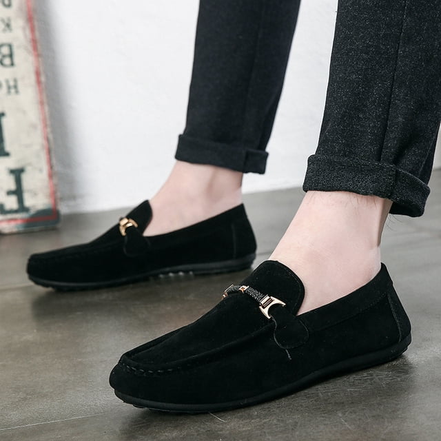 Zapatos casuales para adolescentes, zapatos para estudiantes de estilo coreano a la moda para hombres, zapatos de moda para hombres, zapatos casuales, zapatos para hombres perezosos sin cordones