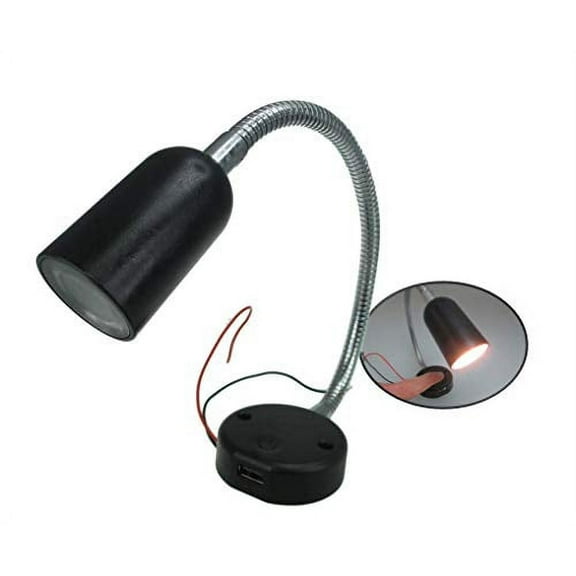 Pactrade Marine Boat LED Flexible Chart Reading Light USB Charger Touch Switch