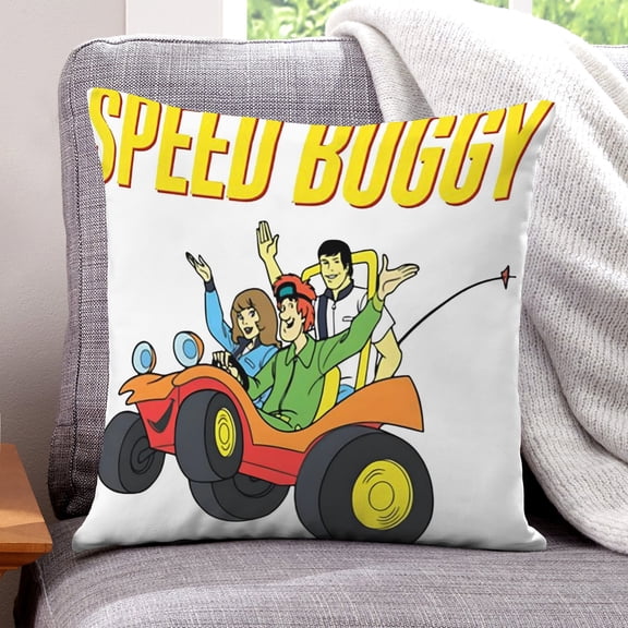 Speed Buggy-themed plush velvet Pillow Cover Case Gifts Pillowcase Home Decorative Throw Cushion Birthday Present Fans Lover