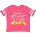 thumbnail image 3 of Inktastic Sometimes Sweet, but Mostly Sour Pink and Yellow Lemons Boys or Girls Toddler T-Shirt, 3 of 5