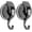 Silver grey, variant on Suction Cup Hooks for Shower, Bathroom Robe - Vacuum Glass Hooks, , No Hole Punched, for Garland Decoration (, 2 )