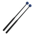 thumbnail image 5 of 2x Percussion Xylophone Mallets Drum Mallet, Multifunctional Musical Drumstick, 12'' Rubber Mallet Percussion for Meditation blue, 5 of 8
