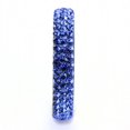 thumbnail image 4 of Luxe Jewelry Designs Stainless Steel Pave Women's Ring with Sapphire Crystals - Size 6, 4 of 4