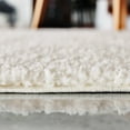thumbnail image 4 of BELLEZE Parma Luxury Ultra Soft Fluffy Area Rug Modern Indoor Shaggy Plush Fluffy Nursery Rugs Floor Carpet For Home Decor Living Room Bedroom 5x8 Feet, Ivory White, 4 of 7