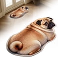 thumbnail image 2 of CoreLiving Dog Shaped Rug, Cute Dog Bath Mat, Soft Plush Non-Slip Absorbent Bathroom Floor Mat, Washable Welcome Doormat for Front Door Indoor Entrance, 1 Count, 2 of 8