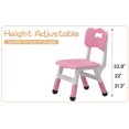 thumbnail image 7 of EastVita Kids 2 Chairs Set Height Adjustable Toddler Chair Set, Graffiti Desktop, Children Learn Activity Table for Kids Study Table for Home, 7 of 7