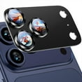 thumbnail image 1 of Protector metálico de vidrio para lente de cámara del iPhone 17 Pro Max Uyiton, 1 of 8