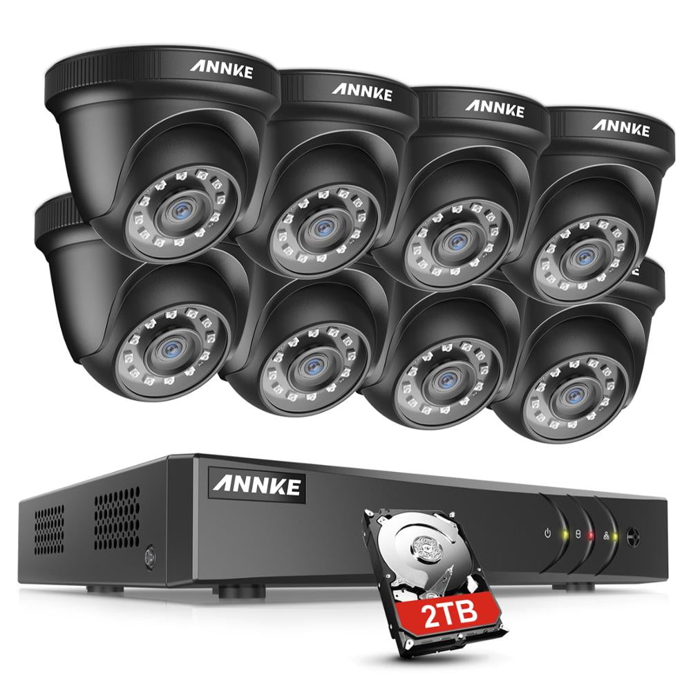 ANNKE 8CH 1080P Outdoor CCTV Video Home Security 8PCS Weatherproof Dome