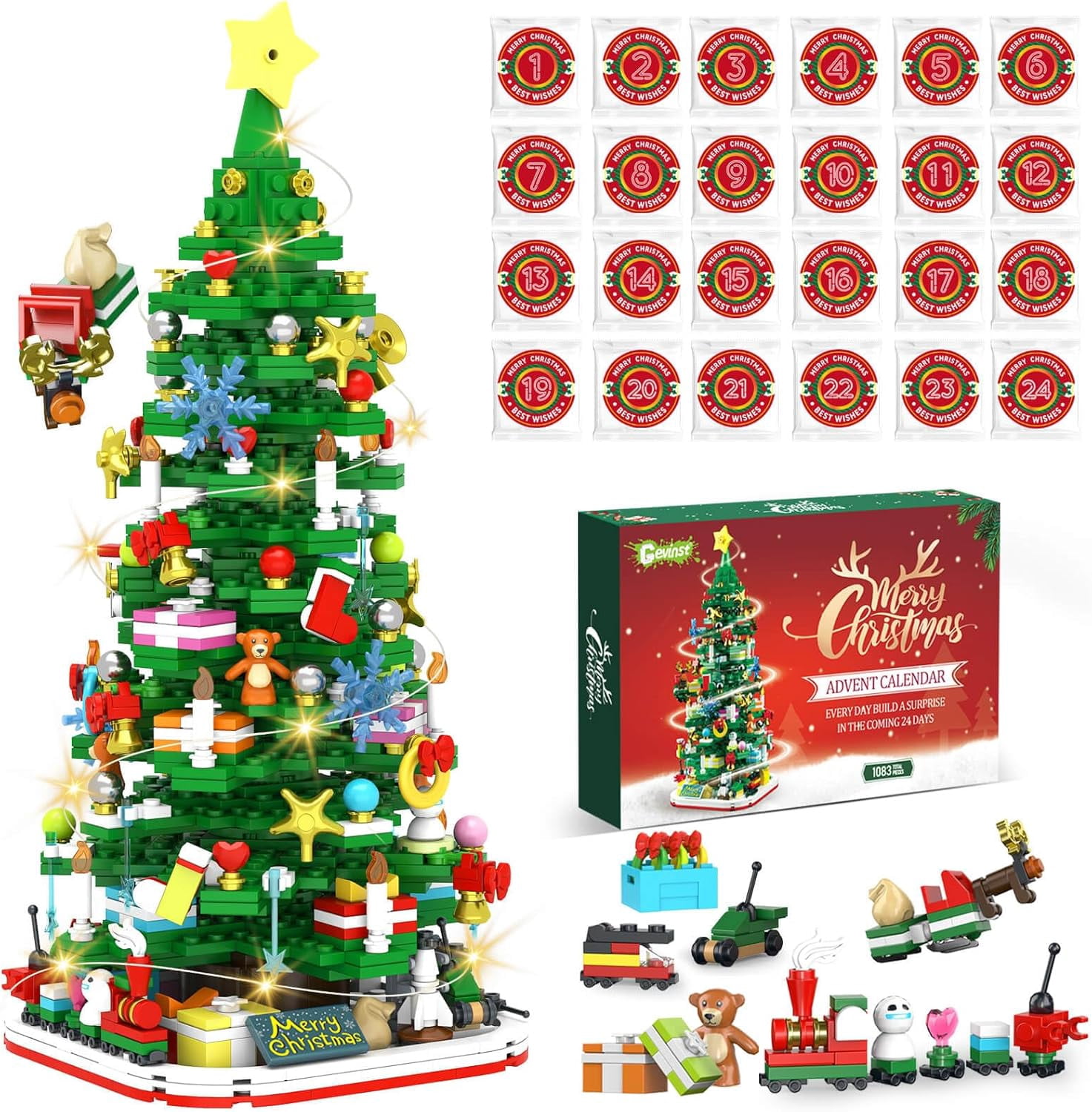Brickcraft, Rudolph Advent Calendar, 24 festive builds from TV