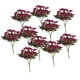 thumbnail image 3 of 10 ramos de flores artificiales, arbustos falsos, decoración de jardín, tela de seda elegante Rosa roja, 3 of 9