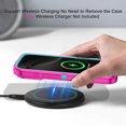 thumbnail image 6 of I-HONVA Compatible with iPhone 17 Pro Max Magnetic Case,3-Layer Drop Protection Anti-Slip Bumper Rugged Shockproof Dustproof Protection 6.9 inch Phone Case,Rose Teal, 6 of 7