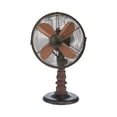 thumbnail image 1 of DecoBREEZE DBF6126 Ventilateur de Table Oscillant 3 Vitesses Circulant l'Air, Brun Kipling, 1 of 2