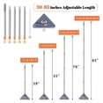 thumbnail image 3 of 1 Juego de Trapeador de Pared con , Trapeador de Microfibra Triangular Giratorio de 360°, Trapeador Ajustable para Polvo Seco y Húmedo., 3 of 5
