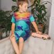 thumbnail image 4 of Fotbe Hawaiian Island Dolphin Pijama Estampada de 2 Piezas para Niños – Ropa de Dormir de Manga Corta Cómoda para Niños y Niñas, Camiseta y Shorts de Algodón-4X-Large, 4 of 6