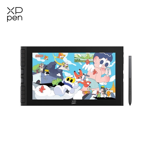 XPPen Artist 12 3rd Drawing Tablet with Screen, 12" Pen Display 16K Pressure Stylus, 99% sRGB Anti-Glare Etched Glass, X-Dial Shortcut, Foldable Stand, Graphic Monitor for Mac/Win/Android