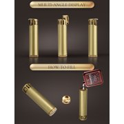Unique Swiss Vintage Windproof Trench Kerosene Lighter,Soft-Flame,Cigar,Refillable,Outdoor,Compact and Portable,Double-Flame Jet,Copper,Gift Packaging,Gift for Men, Thorens One Press Ignition​