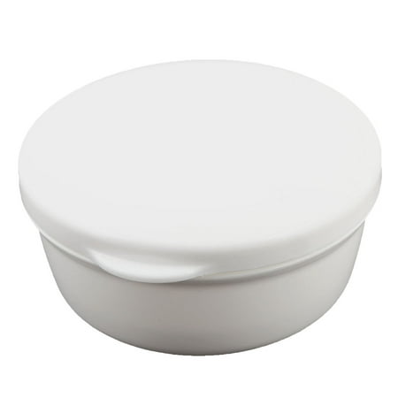 Uxcell Unique BargainsHousehold Travel Plastic Round Design Washing Soap Holder Container Box
