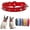 Red, variant on 1Pack Spiked Dog Collar for Small Dogs,Mushrooms Rivet Spike Cat Collar Female Girls Soft Pu Leather Studded Spiked Puppy Collars Adjustable for XS S M Pet Collars Male Boys Kitten