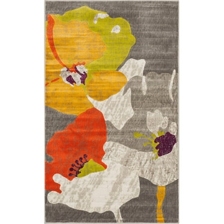Porcello Bubbles - Safavieh Porcello Darrel Abstract Floral Area Rug or Runner