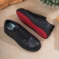 thumbnail image 3 of [Sneakers] Men'S Stylish Skate Shoes with a Solid Color Upper And Non-Slip Sole, Trendy Footwear for Boys, Suitable for Outdoor Campus Walking, Jogging, Traveling, And All Seasons, 3 of 9