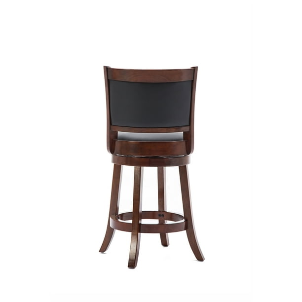 Boraam 49824 Augusta Swivel Stool 24 Inch Cherry