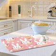 thumbnail image 6 of Rabbit in Hole Dish Drying Mat Dish Drainer Rack Mats Water Absorbent Non-Slip Easy Clean Heat Resistant for Kitchen Counter, 6 of 8