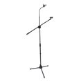 thumbnail image 1 of Soporte de Micrófono de Piso, Soporte de Micrófono de Piso Versátil de Metal Plegable para el Habla para El Habla, 1 of 7