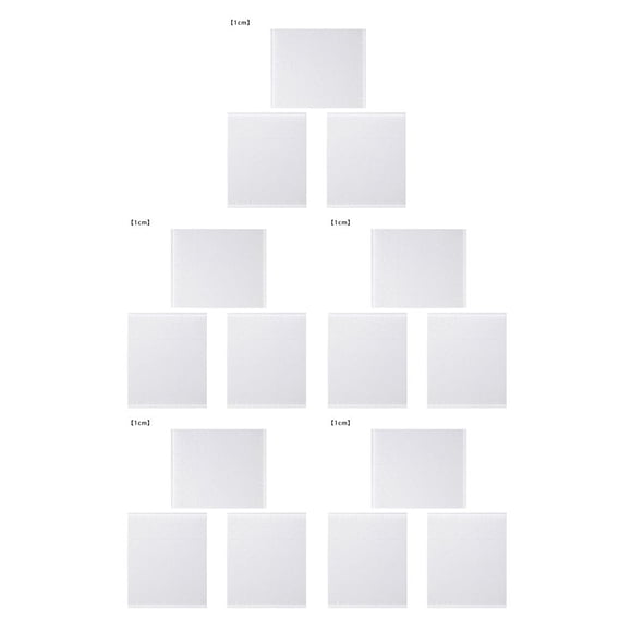 Yuarrent 3 piezas de cinta de esponja adhesiva de doble cara, almohadilla autoadhesiva, artesanía, tarjeta de felicitación, invitación, 300 piezas 5piezas