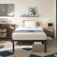 thumbnail image 2 of Reliancer Twin Platform Bed Frame 2 Pack, 14" Heavy Duty Steel Slats, No Box Spring Needed, Easy Assembly, 2 of 7