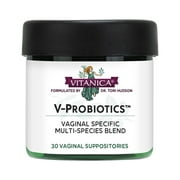 Vitanica V-Probiotics, 30 Suppository Capsules