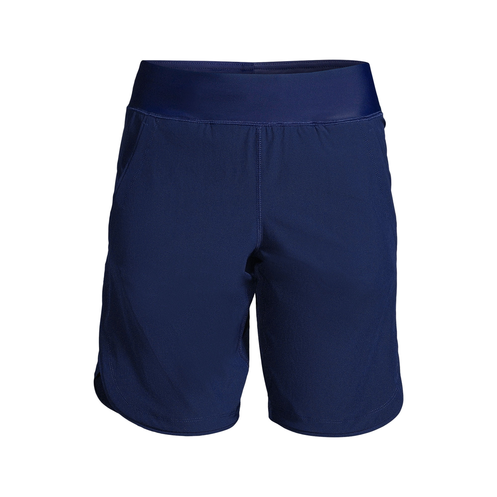 Lands' End Women's Plus Size Sunshade UPF 50 9" Board Shorts with Panty