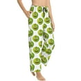 thumbnail image 6 of Salouo Happy Fruit Print Women's Pajama Pants Casual Loose Sweatpants PJs Flowy Pants Drawstring Palazzo for Women Wide Leg Pants Lounge Pajama -Small, 6 of 8